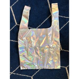 Patent Leather Holographic Bag